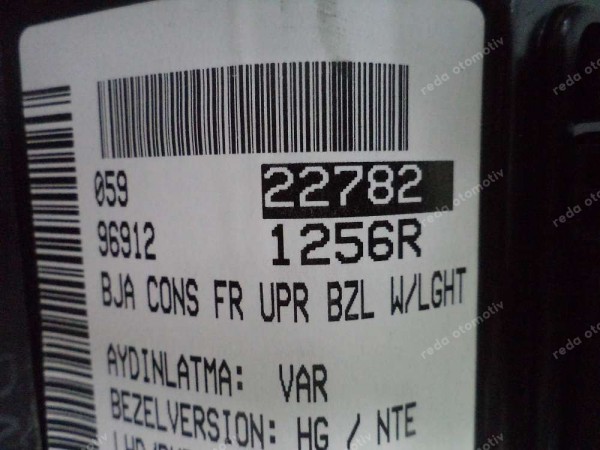 Renault Clio 5 Vites Konsol Bakaliti Ledli Orj 969121386R SP YP (KC-130)