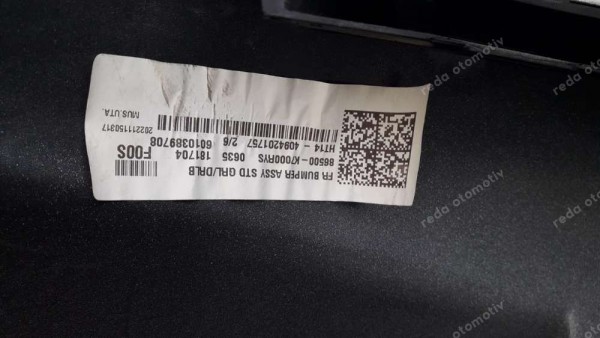 Hyundai İ10 Ön Tampon 86500-K7000 (DOLU) CP (GG-110)