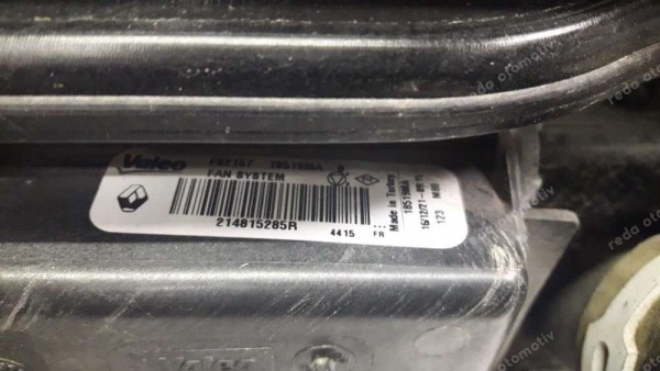 Renault Clio 5 1.0 Sce Fan Motoru Ön Panel Komple(Turbosuz)214815285R 625009467R 752101146R 214105F CP (KH-110)