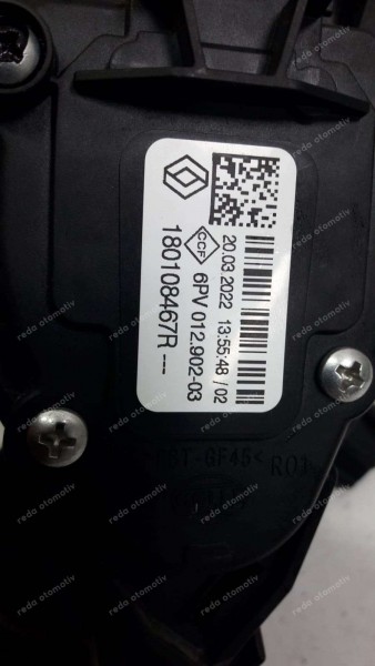 Renault Clio 5 Gaz Ve Fren Pedalı 465017806R 180108467R CP (AC-110)