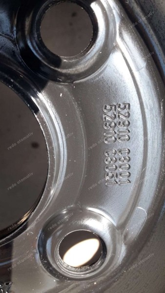 Hyundai İ20 Bayon 15 İnç Sac Jant Takımı 185/65 R15 52910-C8001 SP YP