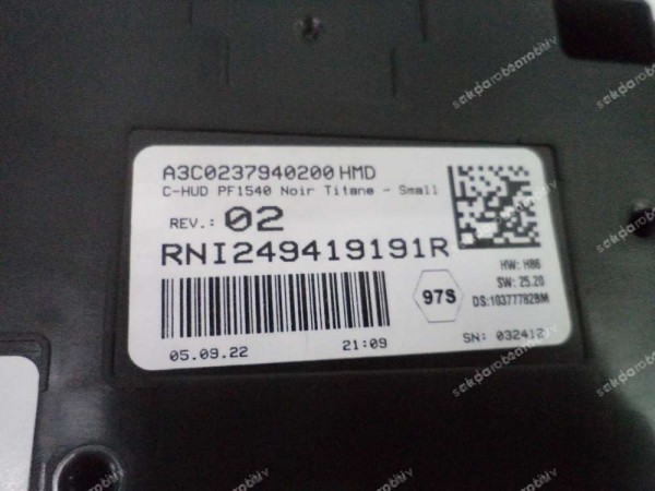 Renault Megane 4 Torpido Üst Hayalet Ekranı 249419191R YP (İGH/JGH-140)