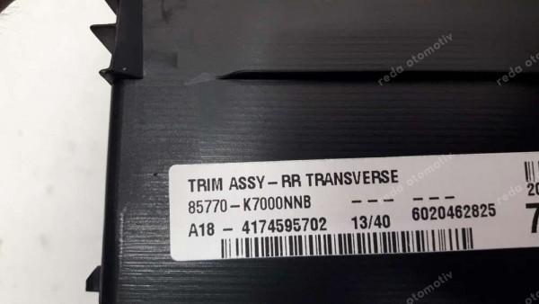 Hyundai İ10 Bagaj İç Panel Kaplama Trimi Bakaliti 85770-K7000 SP YP (GD-120)