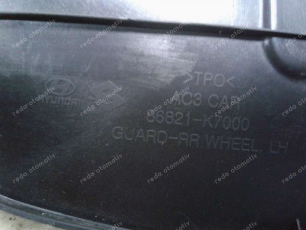 Hyundai İ10 Sol Arka Camurluk Davlumbazı Arka 86821-K7000 SP YP (MA-110)