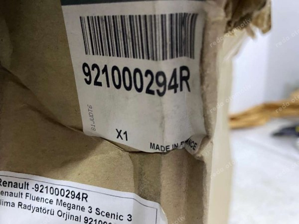 Renault Fluence Megane 3 Scenic 3 Klima Radyatörü Orj. 921000294R YP (ID-120)