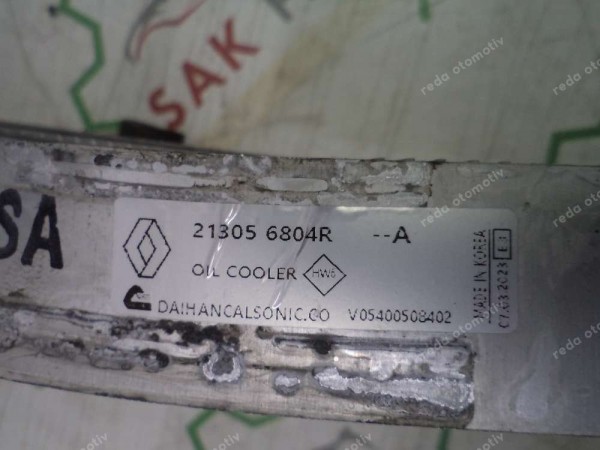 Renault Clio 5 Taliant Yağ Soğutucu Adblue Radyatörü Orj 213056804R SP HP (HD-120)