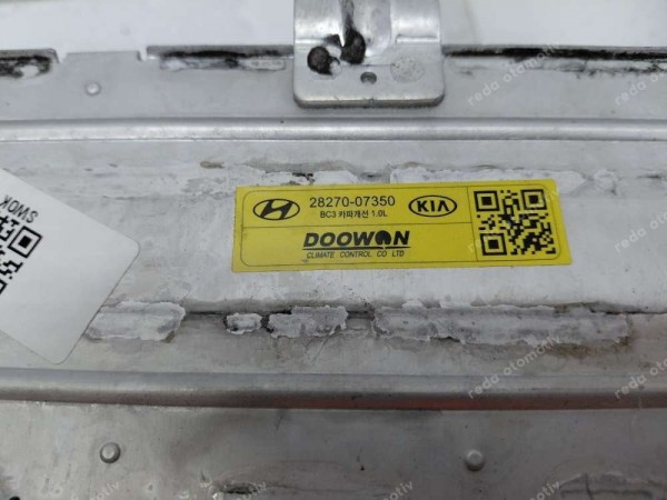 Hyundai İ20 Bayon Kona Kia Stonic 1.0 T-GDİ Valf Turbo Soğutucu Radyatör Orj 28270-07350 CP HP (HD-130)