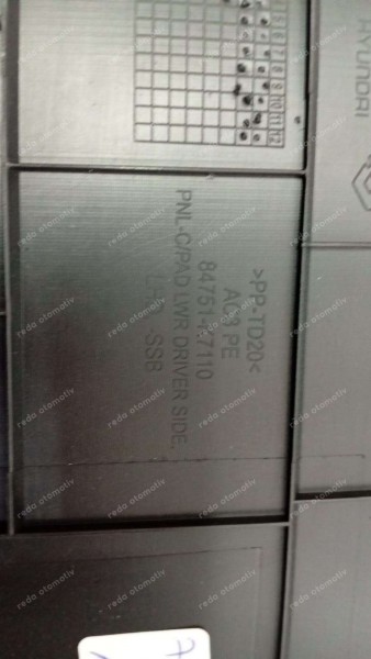 Hyundai İ10 Ön Konsol Alt Panel 84751-K7110 SP YP (EA-110)