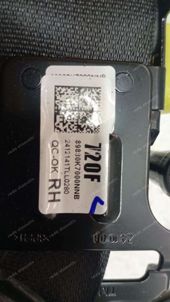 Hyundai İ10 Sağ Arka Emniyet Kemeri 89880-K7000 SP YP (DB-120)