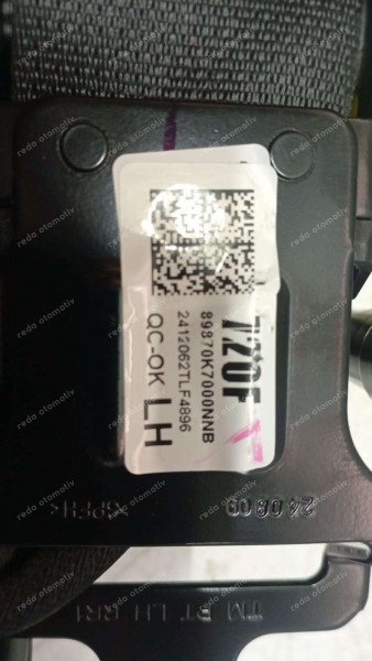 Hyundai İ10 Sol Arka Emniyet Kemeri 89870-K7000 SP YP (DB-120)