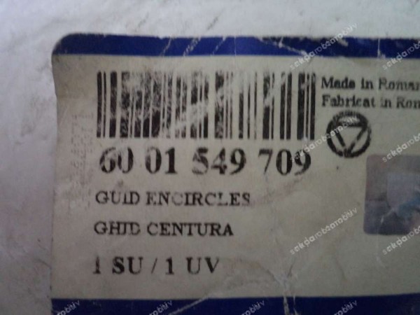 Dacia Logan Arka Orta Emniyet Kemeri Takozu Orj 6001549709 YP (DB-120)