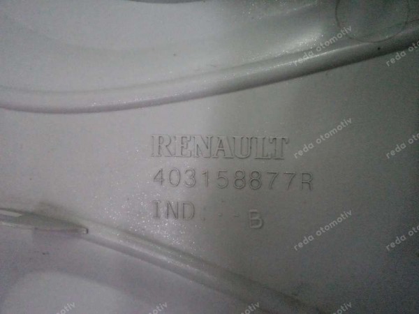 Renault Clio 4 Fluence 15 İnç Jant Kapağı Orj 403158877R SP YP (FA-118)