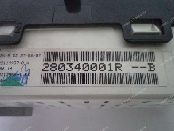 Renault Laguna 3 Saat Radyo Ekranı Orj 280340001R YP (JB-130)