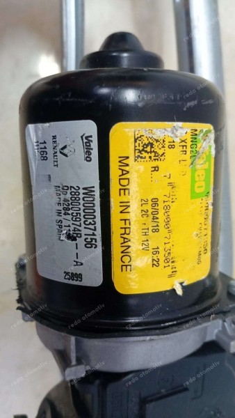 Renault Clio4 Ön Cam Silecek Mekanizması Ve Motoru 288008961R HP CP (EG-110)