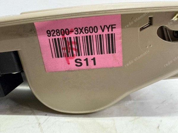 Hyundai Elantra Ön Konsol Tavan Lambası Aydınlatması Sunrooflu Orj. 92800-3X600 CP (FC122)
