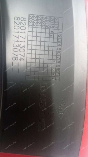 Dacia Duster Sağ Ön Çamurluk Koruma Bandı Bakaliti (Ufak) Dodik Ek Parça 8201713074 CP (CB-120)