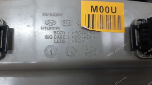 Hyundai Tucson Ön Konsol Tavan Aydınlatması Orj. 92810-D300X 92810-D3000 UUE CP (FC-126)