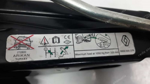 Renault Fluence Megane 3 Araç Kaldırma Krikosu Amb. 995500537R YP (AF-120)