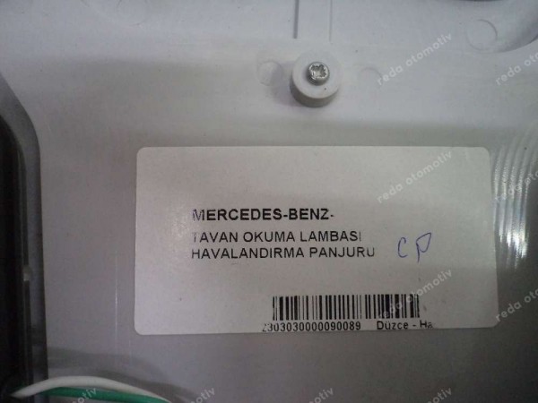 Mercedes Man Tavan Okuma Lambası Havalandırma Panjuru CP (FB-123)