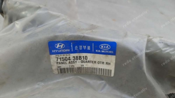 Hyundai Sonata Sağ Arka Çamurluk Orj. 71504-38B10 YP (CF130)