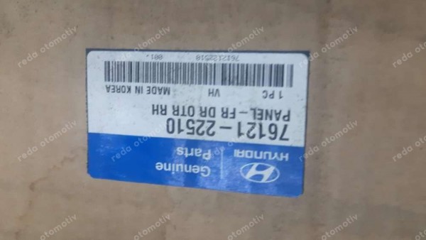 Hyundai Accent Sağ Ön Kapı Sacı 76121-22510 YP (Kİ-110)