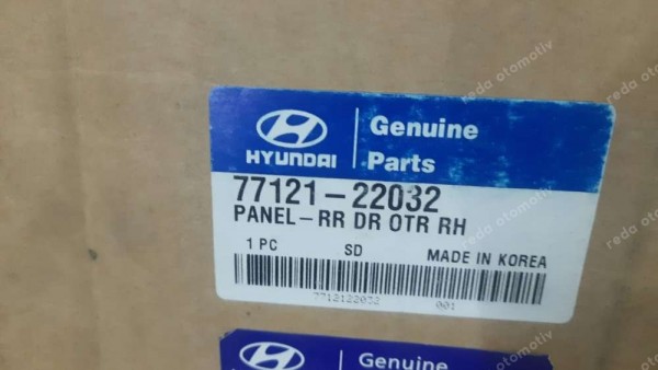 Hyundai Accent Sağ Arka Kapı Sacı 77121-22032 YP (Kİ-110)
