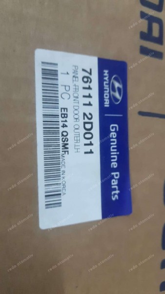 Hyundai Elantra Sol Ön Kapı Sacı 76111-2D011 YP (Kİ-110)