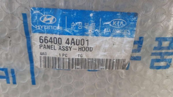 Hyundai Starex Motor Kaputu 66400-4A001 HP YP (FE-109)