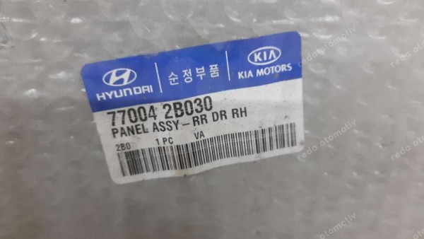 Hyundai Santa Fe Sağ Arka Kapı 77004-2B030 YP (Kİ-109)