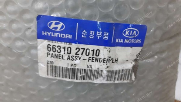 Hyundai Coupe Sol Ön Çamurluk 66310-27010  YP (HE-110)