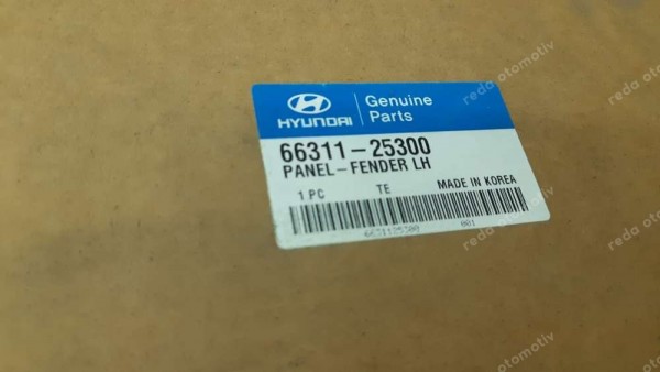 Hyundai Accent Sol Ön Çamurluk 66311-25300 YP (Gİ-109)