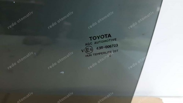 Toyota Yaris Croos Sağ Arka Kapı Camı CP (MA-140)