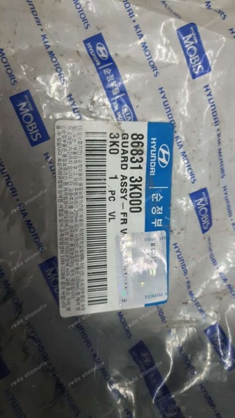 Hyundai Sonata Sol Ön Paçalık 86831-3K000 YP (FD-130)