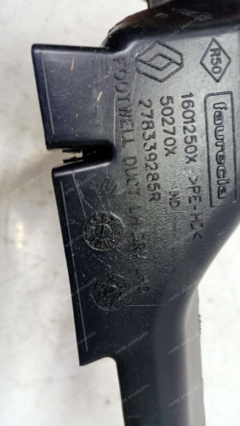 Renault Megane 4 Sol Ön Hava Kanalı 278339285R CP (AB-110)