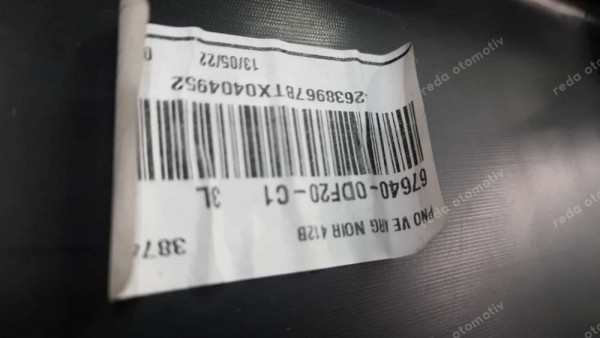 Toyota Yaris Cross Sol Arka Kapı Döşemesi 67640-0DF20 CP (FE-120)