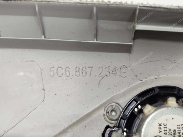 Volkswagen Jetta Sağ Ön Direk İç Kaplaması Trimi 5C667234C SP (DA110)