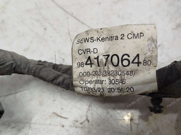 Opel Corsa F Kaliper Sağ Arka Fren Abs Kablosu Tesisatı 9841706480 SP (AA120)