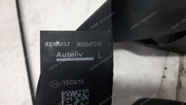 Renault Symbol Sol Ön Emniyet Kemeri 868854701R SP (DB-120)