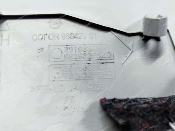 Opel Corsa F Sol Arka Direk Kaplaması Bakaliti 98293265ZD 39196899 SP HP (KF130)