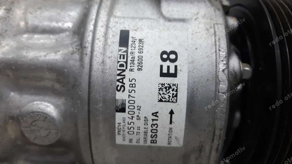 Renault Megane 4 Klima Kompresörü 926006923R SP YP (CG-120)