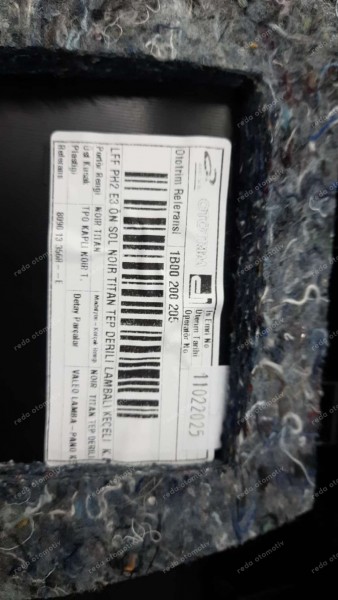 Renault Megane 4 Sol Ön Kapı Döşemesi 809013356R SP (EE-120)