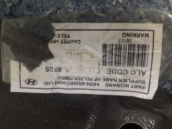 Hyundai i10 Taban Halısı CP