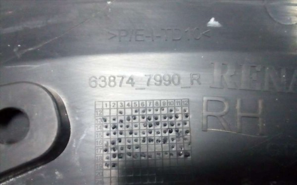 Dacia Sandero 2 Stepway Sağ Ön Çamurluk Süs Bandı Çamurluk Koruma Dodik CP