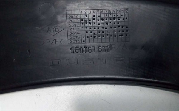 DACİA DUSTER SAĞ ÖN ÇAMURLUK KORUMA BAKALİTİ DODİK CP