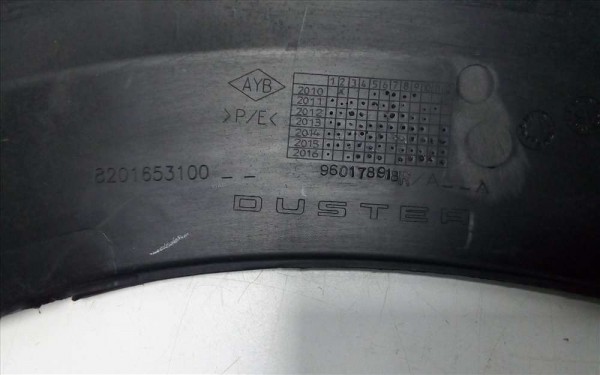 DACİA DUSTER SOL ÖN ÇAMURLUK KORUMA BANDI BAKALİTİ DODİK 8201653100 CP
