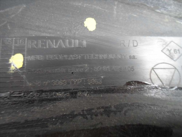 Dacia Lodgy Ön Sağ Çamurluk Koruma Bandı Dodik CP