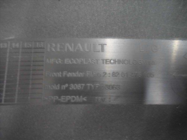 Dacia Lodgy Ön Sol Çamurluk Koruma Bandı Bakaliti Dodik CP