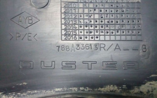 Dacia Duster Sol Arka Paçalık Koruma Sol Arka Çamurluk Bakaliti Dodik CP