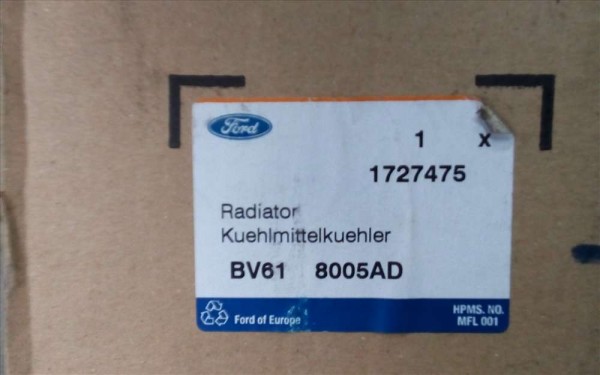 Ford Focus 3 1.6 Benzinli Motor Su Radyatörü Orjinal BV61-8005-AD YP (ID-130)