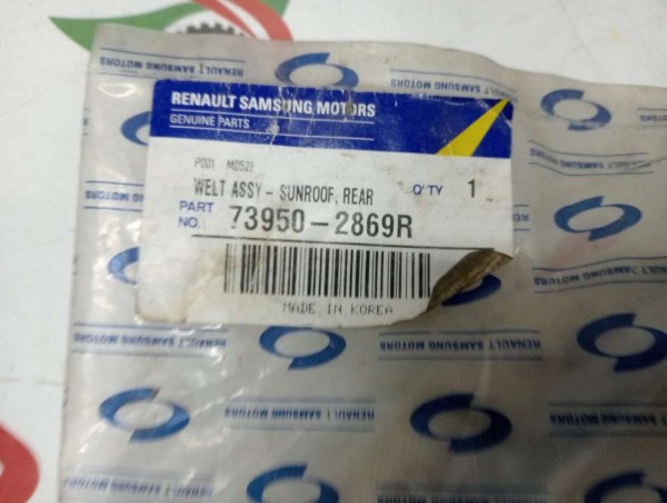 Renault Latitude Sunroof Açılır Tavan Fitili Orjinal 739502869R YP (F3)